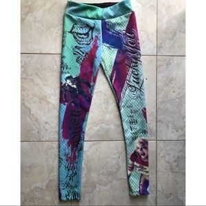 Suicide Squad workout graphic printed leggings!